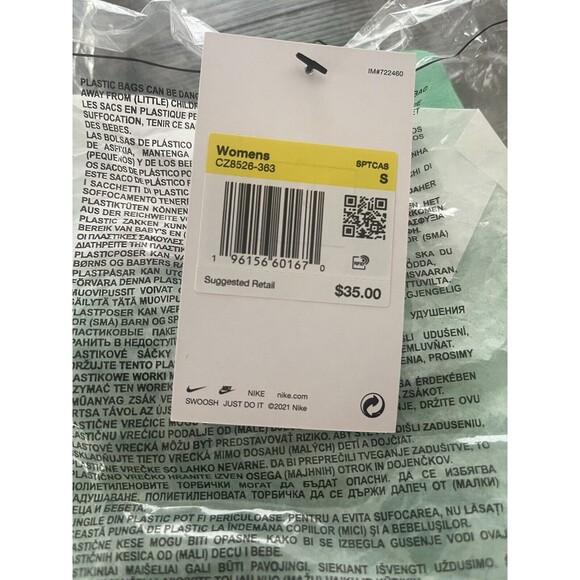 Nike Women Sportswear Essential Mid-Rise Bike Shorts Size Small CZ8526-363 NWT - Picture 5 of 5